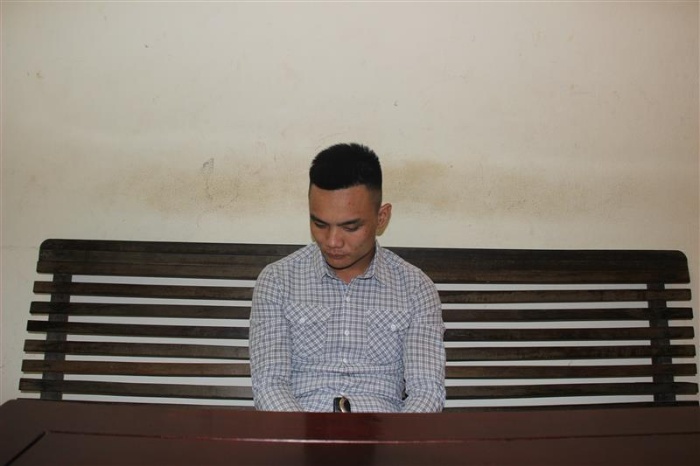 Đối tượng Lê Văn Thành sinh viên năm 2 đại học Xây Dựng Hà Nội