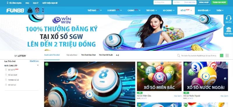 Đôi nét về sảnh cược lô đề FUn88