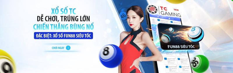 Gấp đôi tiền thưởng khi tải app chơi xổ số siêu tốc FUn88