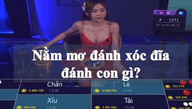 Mơ thấy đánh xóc đĩa và con đề tương ứng