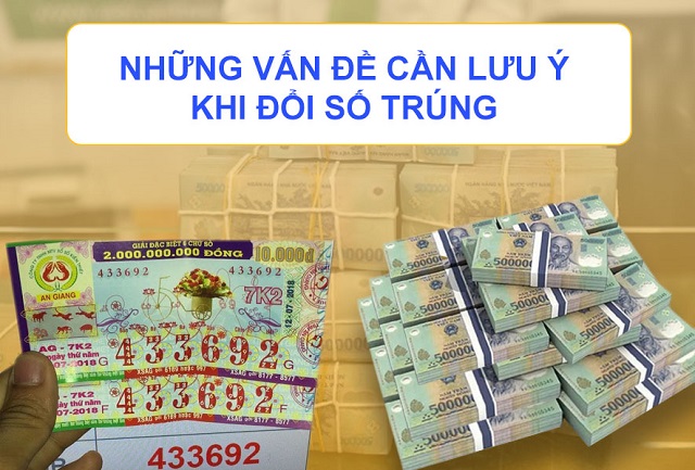 Các vấn đề cần lưu ý khi nhận thưởng vé số Các vấn đề cần lưu ý khi nhận thưởng vé số