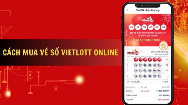 Giới thiệu cách mua Vietlott trên điện thoại bằng ví điện tử