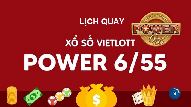 Lịch quay xổ số Vietlott Power Lịch quay xổ số Vietlott Power