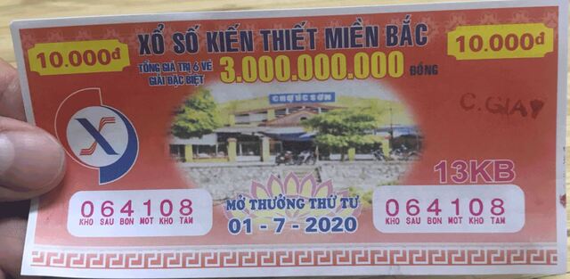 Cơ cấu giải thưởng xổ số ở đài miền Bắc không giống xổ số miền Nam - miền Trung