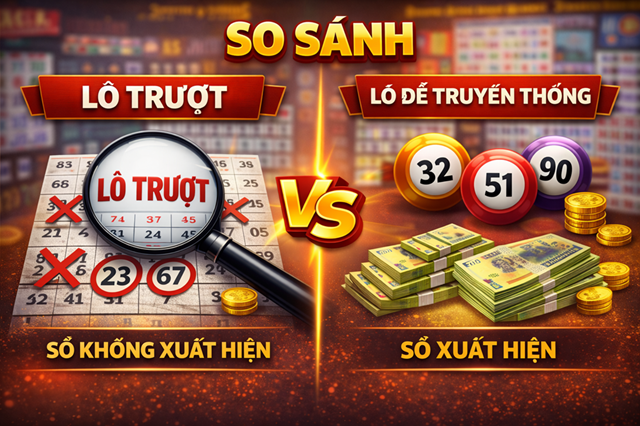 Điểm khác biệt tạo nên sự hấp dẫn với cách chơi lô trượt Điểm khác biệt tạo nên sự hấp dẫn với cách chơi lô trượt