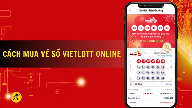 Cách mua Vietlott trên điện thoại