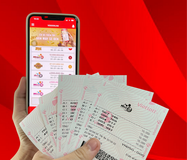 Quy trình về cách nhận thưởng khi mua vé số online