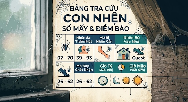 Mỗi khung giờ nhìn thấy nhện xuất hiện đều có một ý nghĩa tâm linh đặc biệt Mỗi khung giờ nhìn thấy nhện xuất hiện đều có một ý nghĩa tâm linh đặc biệt