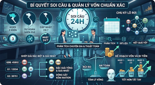 Soi cầu 24h mang đến cho người chơi những thông tin hữu ích nhất